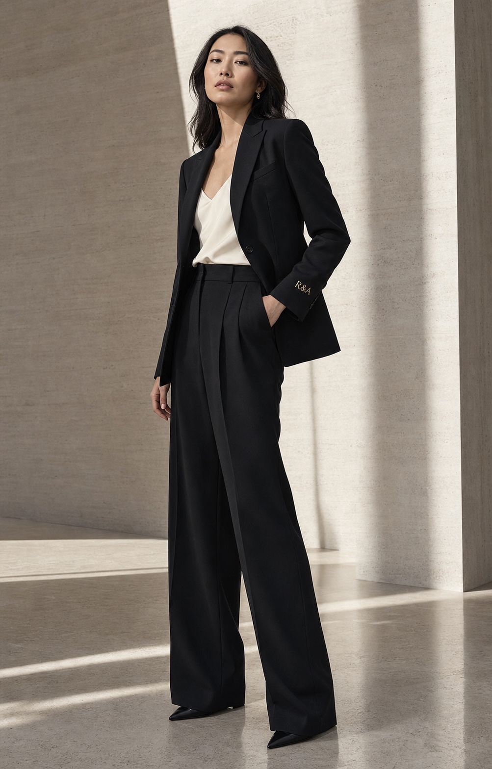 Midnight Tailoring from the R&A by Salem women’s collection